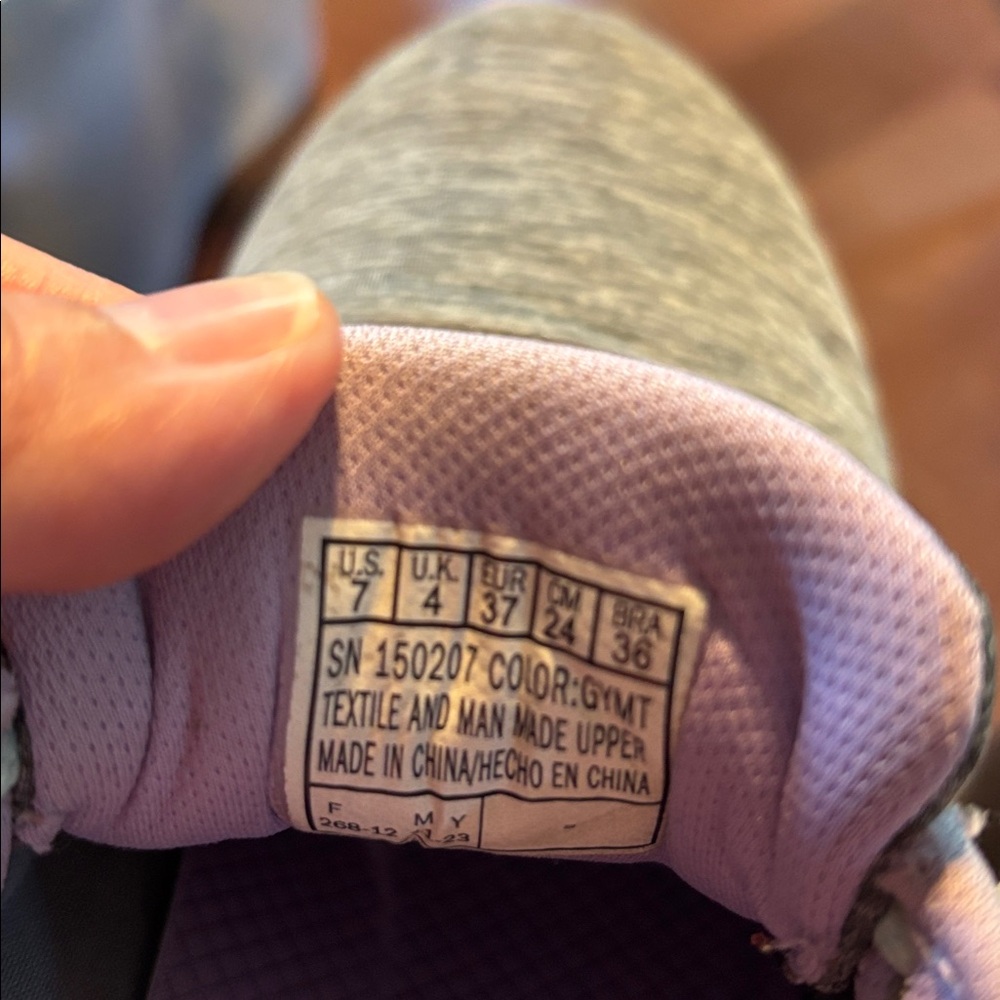 Skechers, Heather Gray Shoes, Size 7 women’s - Picture 3 of 4